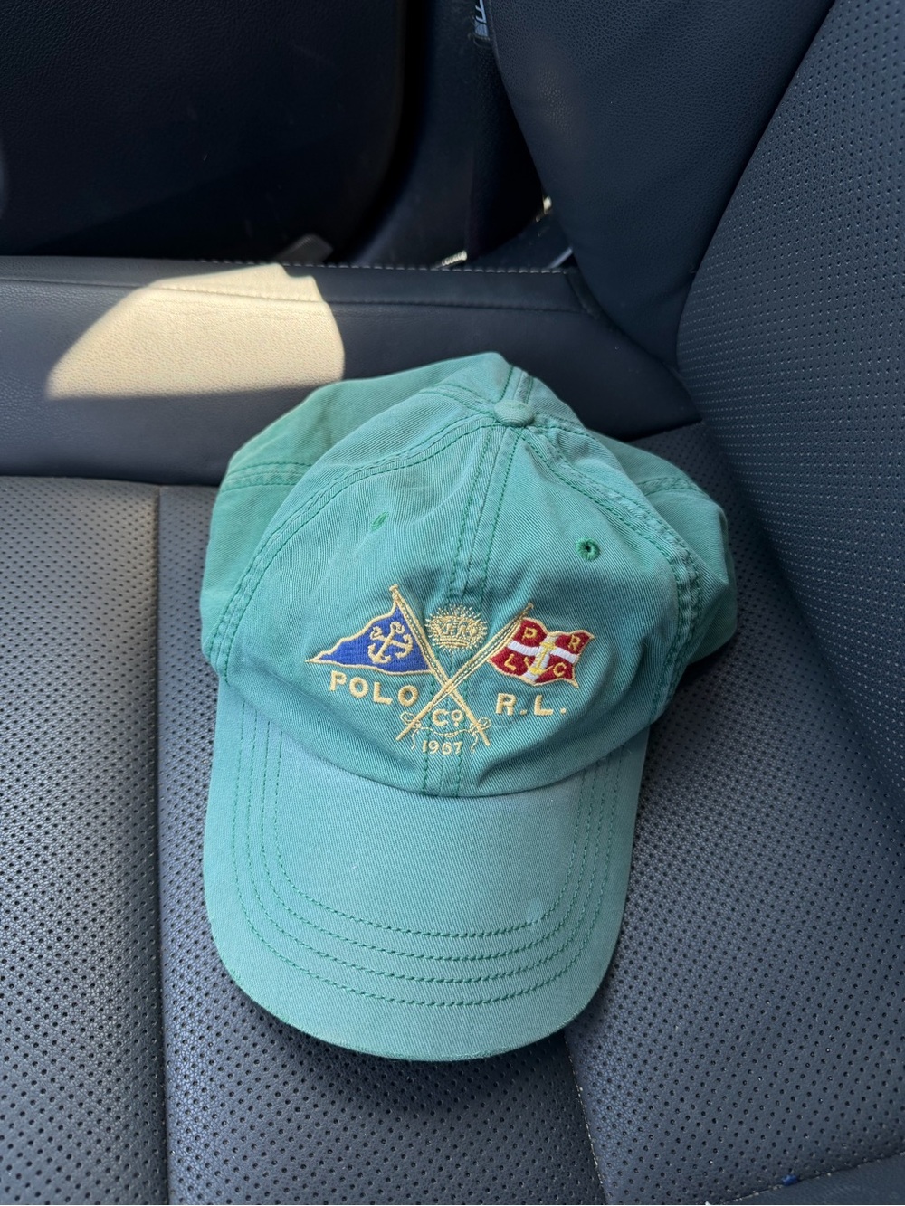 Vintage Polo by Ralph Lauren Cross Flag Strap Back Cap